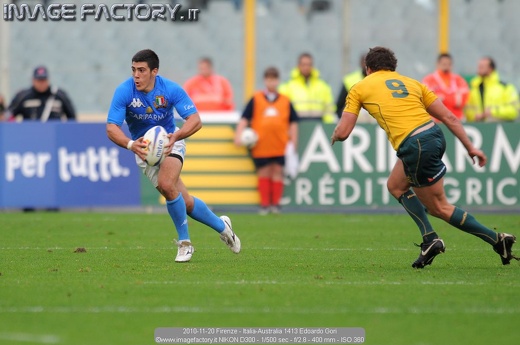 2010-11-20 Firenze - Italia-Australia 1413 Edoardo Gori